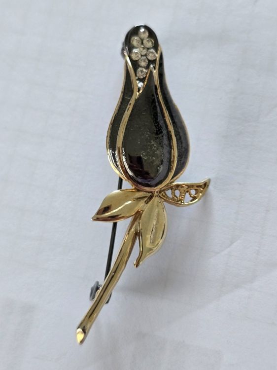 Brosche mit emaille und strass KR signiert (Gebraucht) in Kölliken für ...