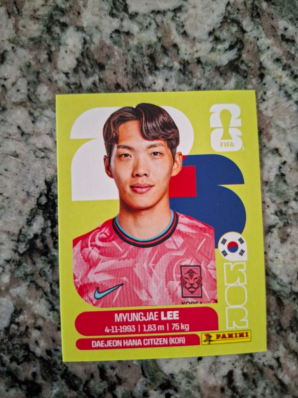 Panini Carte collezionabili: Panini WM 2026 KOR 9 Myungjae Lee – Nuovo (secondo la descrizione) da Balterswil venduto da Steineparadies