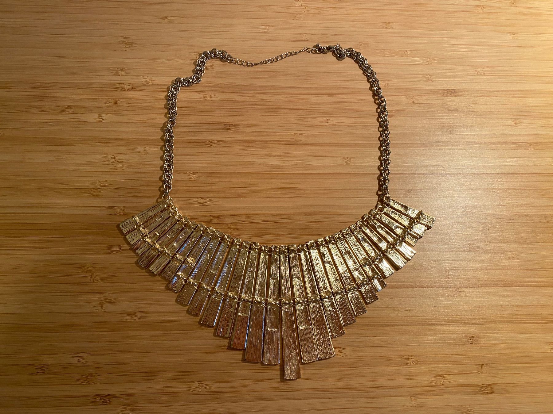 Catenine: Schöne Kette mit Gold- und Perlmutt-Optik – Nuovo (secondo la descrizione) da Zürich venduto da Wim-Broccoli 3