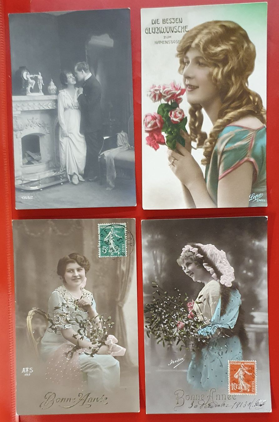 Cartoline postali: 33 alte Ansichtskarten  - Frauen, Kinder .... – Usato da Kreuzlingen venduto da Rschweiz1 4