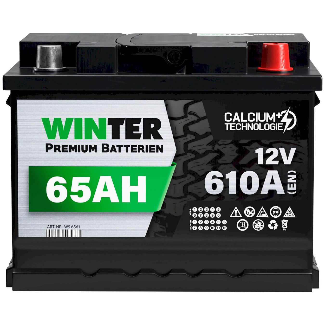 Batterie: WINTER Autobatterie 65Ah 12V – Nuovo e nell'imballaggio originale da Bottighofen venduto da zaap 1