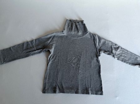 Grauer Petit Bateau Rollkragenpullover, 5ans/106cm
