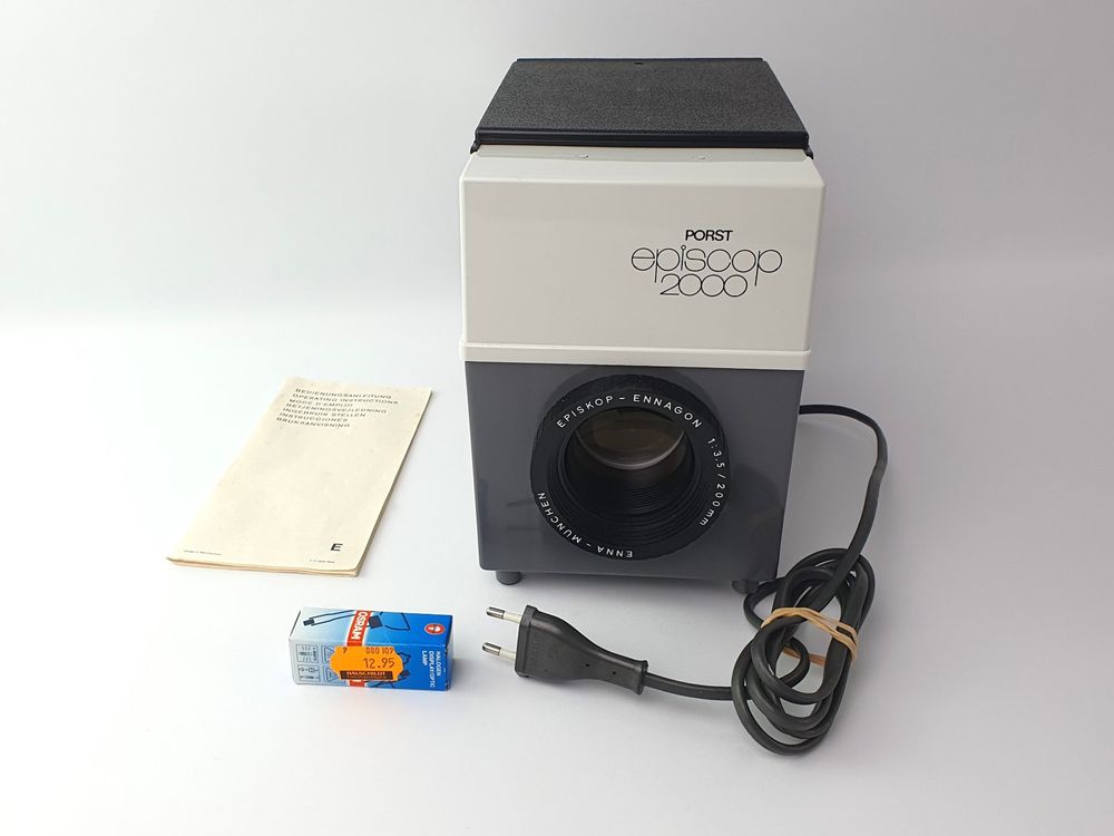 Vieux Projecteur Revue Episkop 8007 – Projection Photo – Rare – Années 70