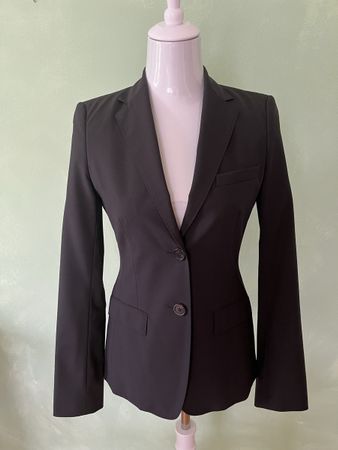 Schwarzer Blazer von René Lezard, Größe 36
