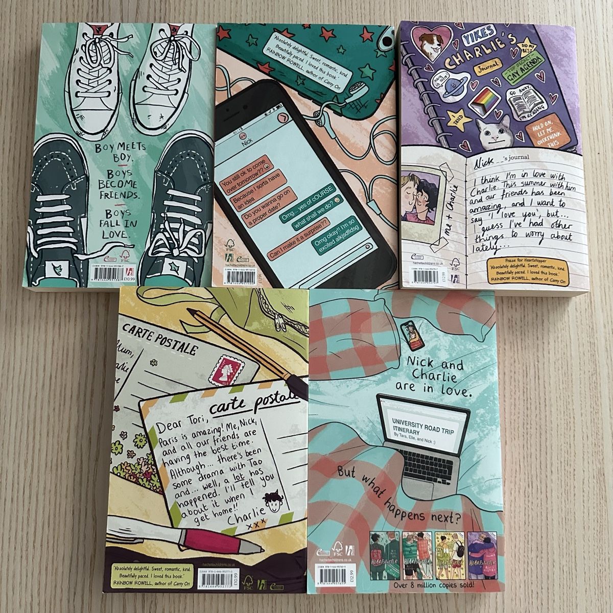 Bücher: Heartstopper 1-5 – Gebraucht aus Thalwil von baz_vbc9 2