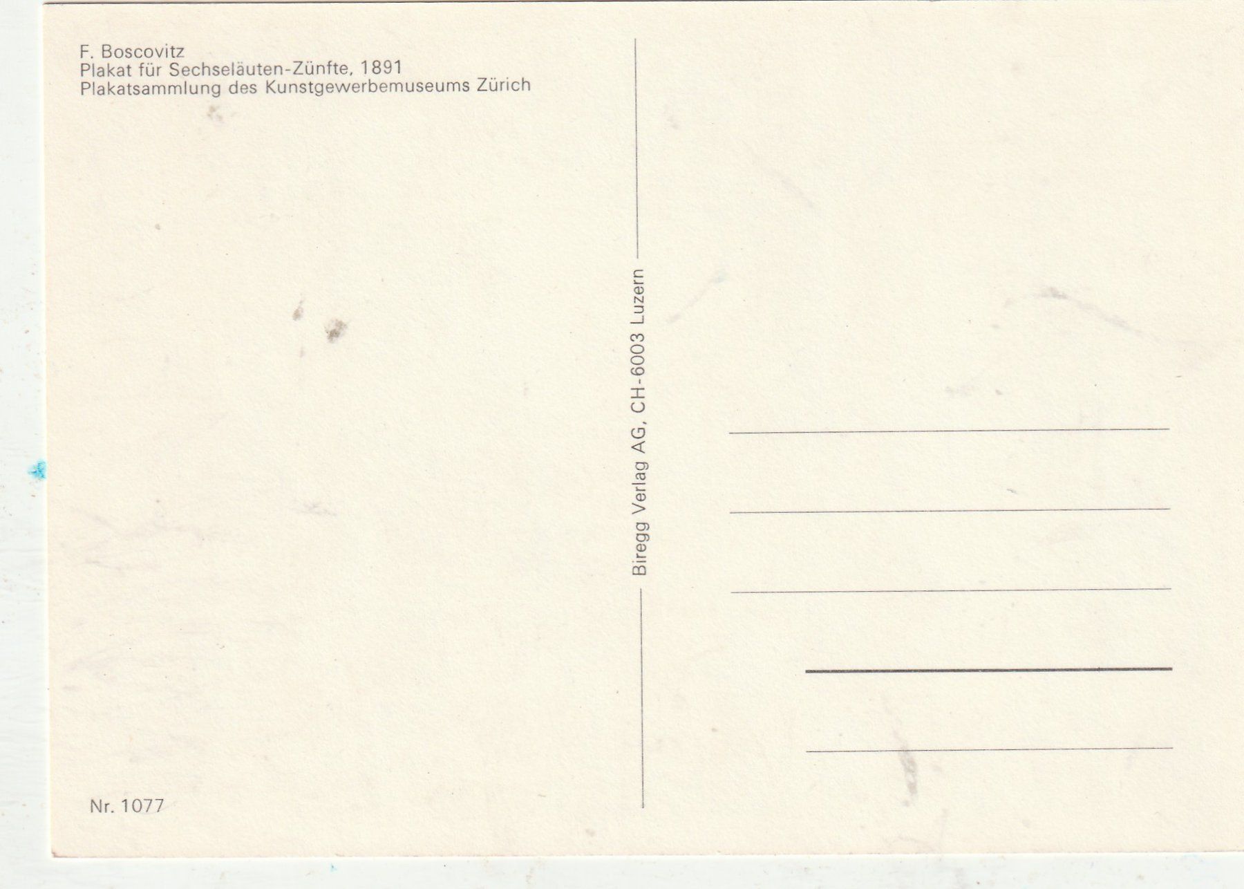 Cartoline postali: Plaketensammlung – Usato da Lumbrein venduto da made02 1