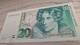 20 Deutsche Mark Banknote 1993 