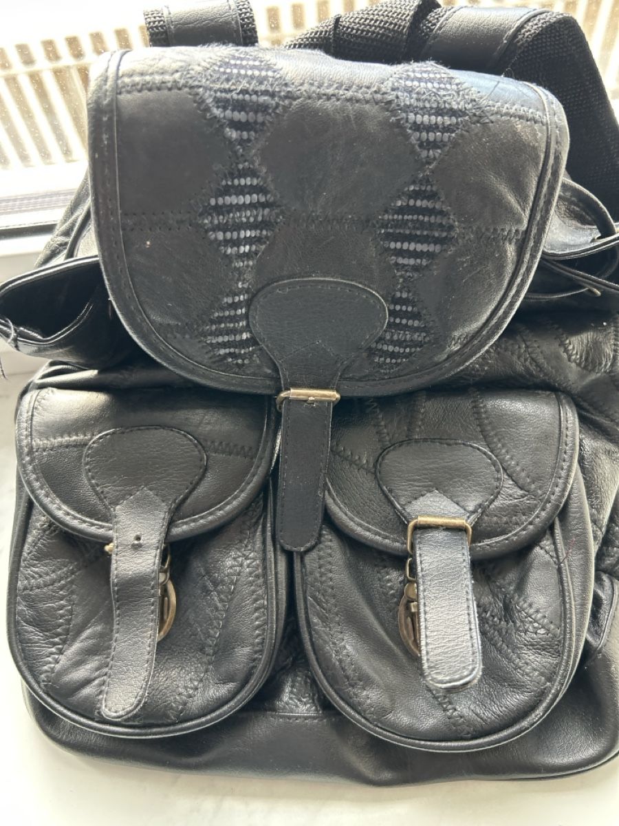 Zaini: Vintage Lederrucksack Leder – Usato da Merishausen venduto da Yvili 2