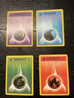 4x Base 2 Energy Pokemon vintage