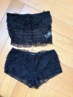 Ensemble dentelle, short et haut, taille M