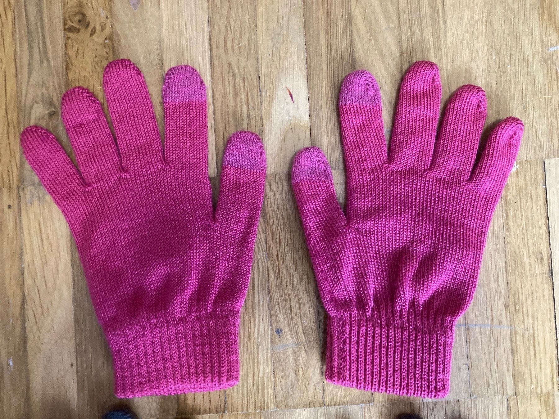 Guanti & manicotti: Kinder Handschuhe mit Touchscreen Funktion grau & pink – Nuovo (secondo la descrizione) da Thun venduto da Vans_98 2