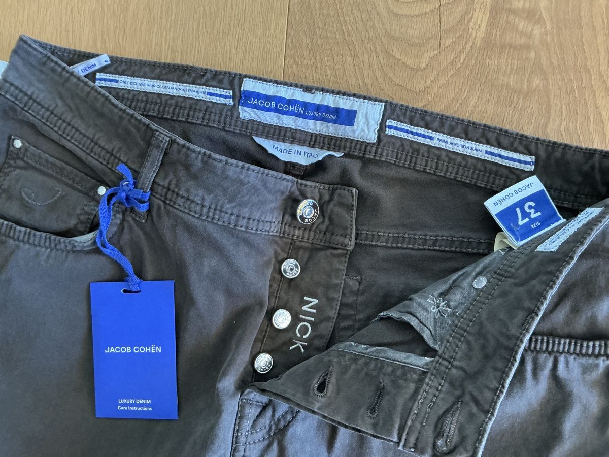 Jacob Cohën Pantaloni: Jacob Cohen Hose braun Gr 37 – Nuovo e nell'imballaggio originale da Wetzikon ZH venduto da Uturn4 2