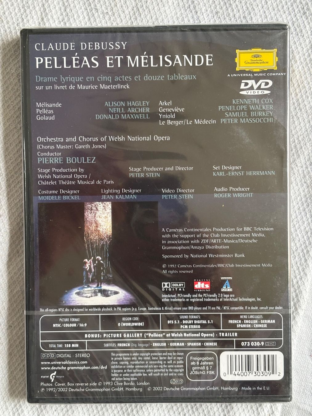 Tutti i DVDs: Debussy: Pelléas et Mélisande – Nuovo e nell'imballaggio originale da Stans venduto da Abukadnezar 1