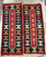 Paire de tapis Kilim vintage