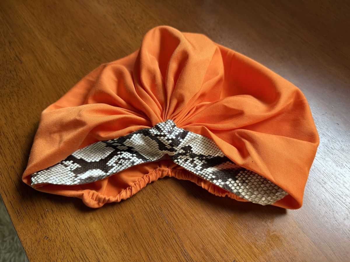 Copricapi, berretti & cappellini: orange turban Malaak – Usato da Barna venduto da orbuyorcry 3