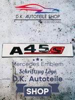 Mercedes AMG A45 S Emblem Schriftzug Logo Neu Schwarz/rot