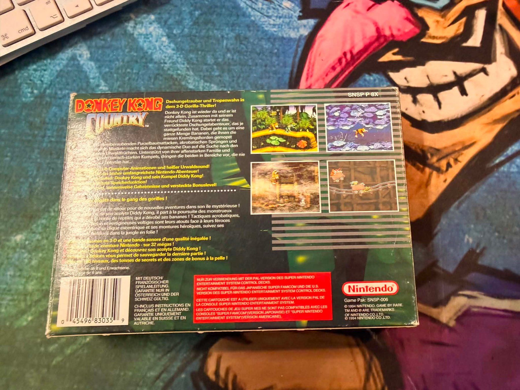 Nintendo Giochi: Donkey Kong Country Super Nintendo – Usato da Giubiasco venduto da Ticinerd 1