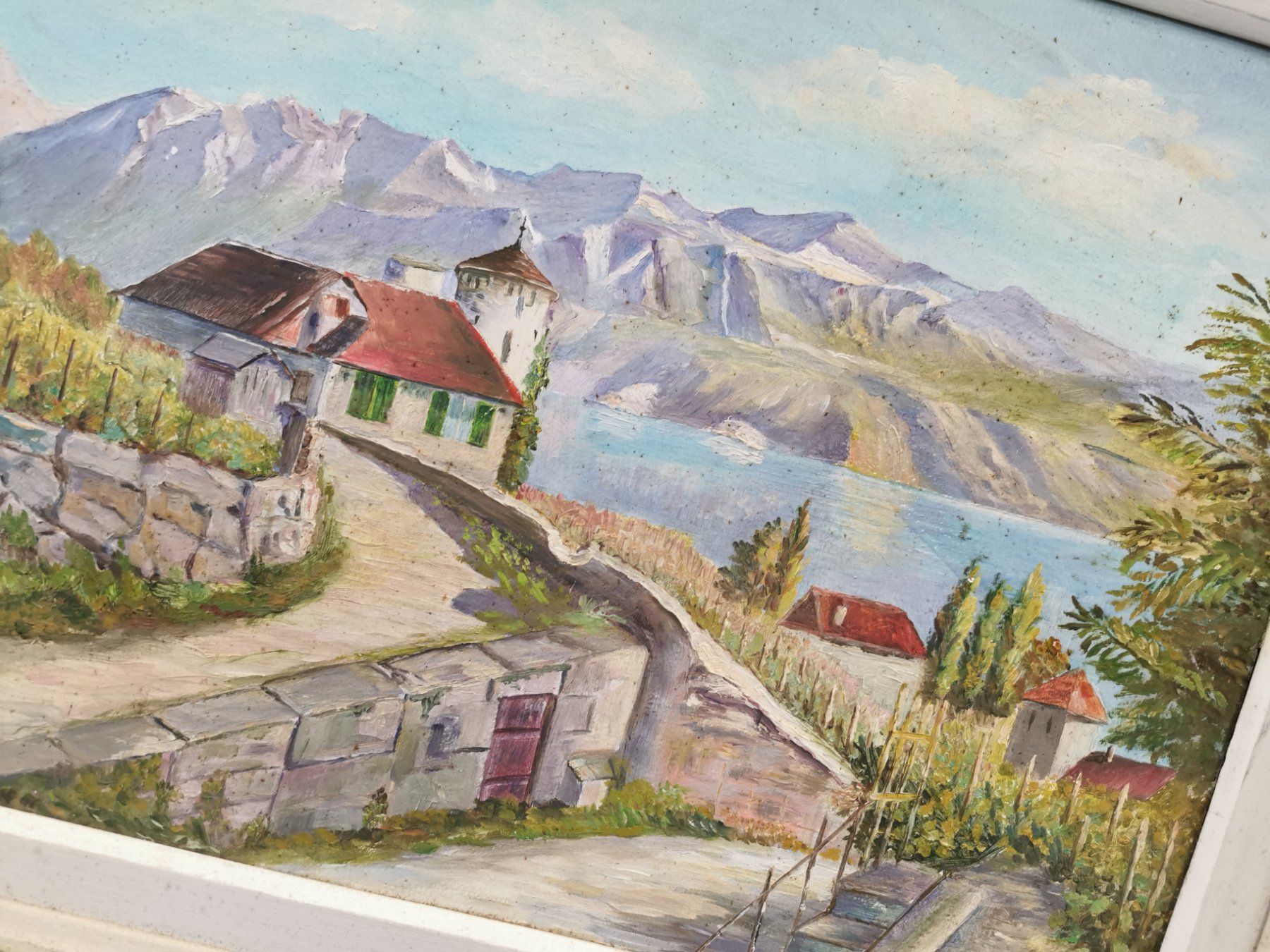 Gemälde: HUILE SUR PANNEAU SIGNÉE – Gebraucht aus Genève von Qanil77 2