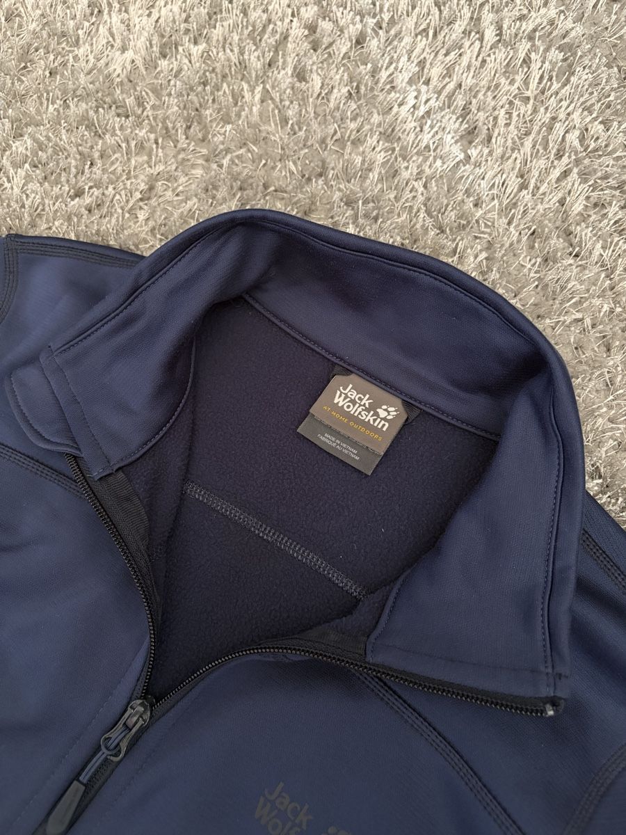 Jack Wolfskin Jacken: Jack Wolfskin Fleece Jacket Navy – Gebraucht aus Brislach von edu_t6pq 2