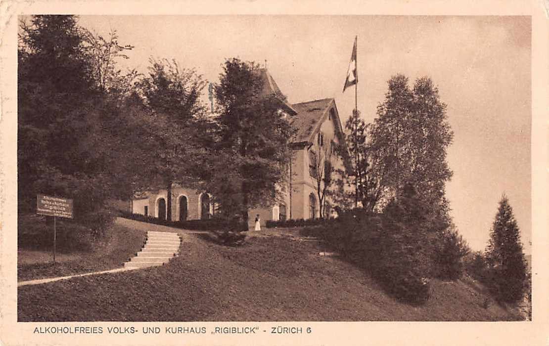 Cartoline postali: RIGIBLICK  - Zürcher Ansichtskarte 1927, ab 1.-- – Usato da Lufingen venduto da TopAnsichtskarten