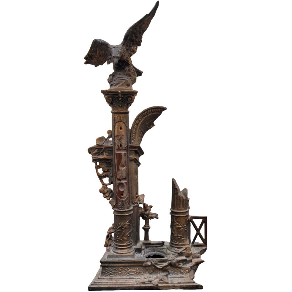 Sculture & Statue: Bronzierte Figur Adler Skulptur – Nuovo e nell'imballaggio originale da Liestal venduto da fibonaccis