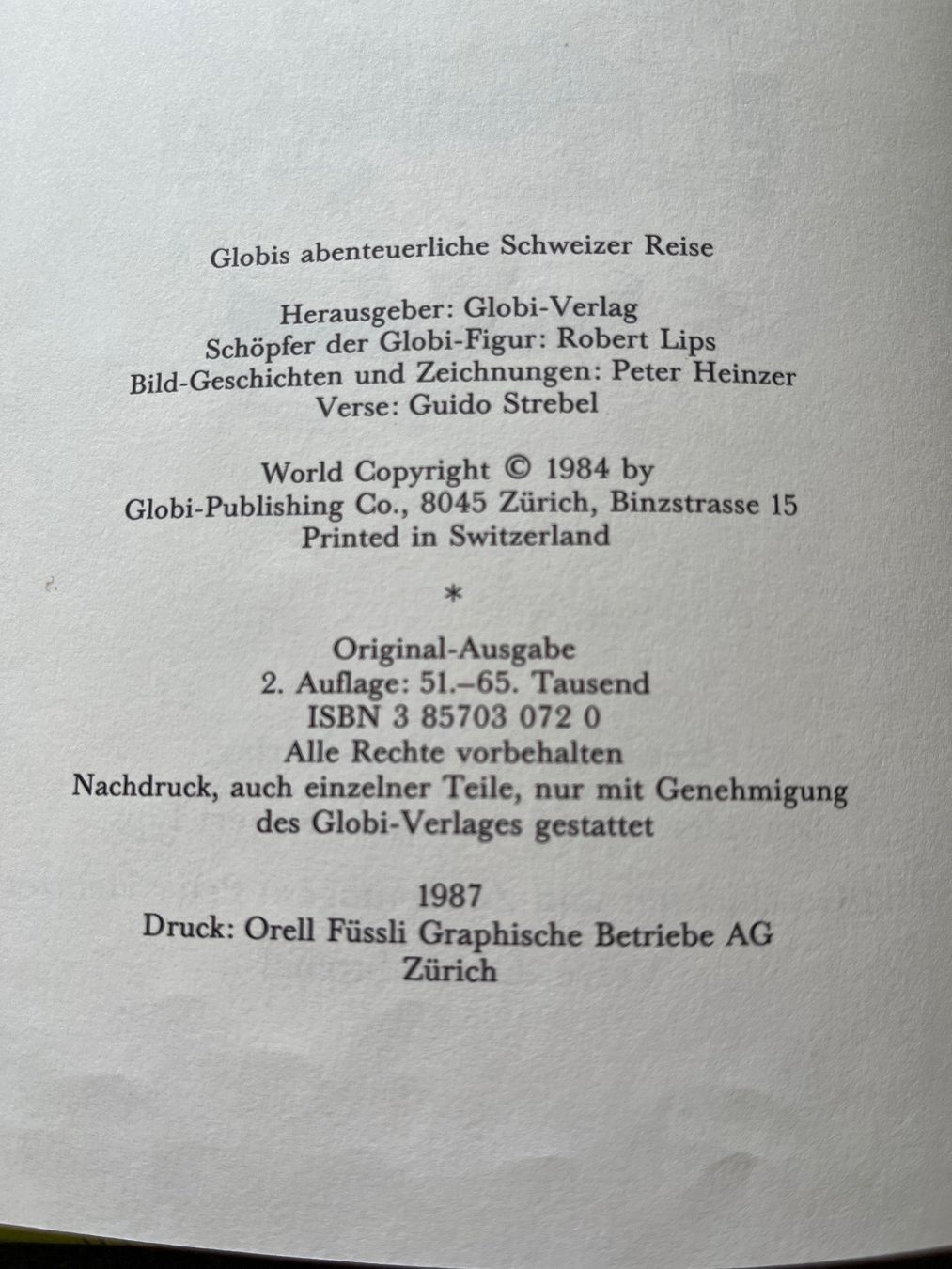 Libri: Globis abenteuerliche Schweizer Reise – Usato da Niederhasli venduto da Suneblueme 3