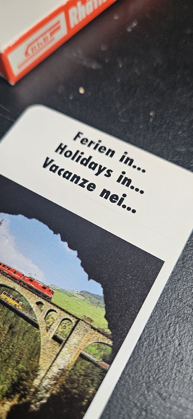 Giochi: Quartett Graubünden- Rhätische Bahn – Usato da Belp venduto da Ginus85 3