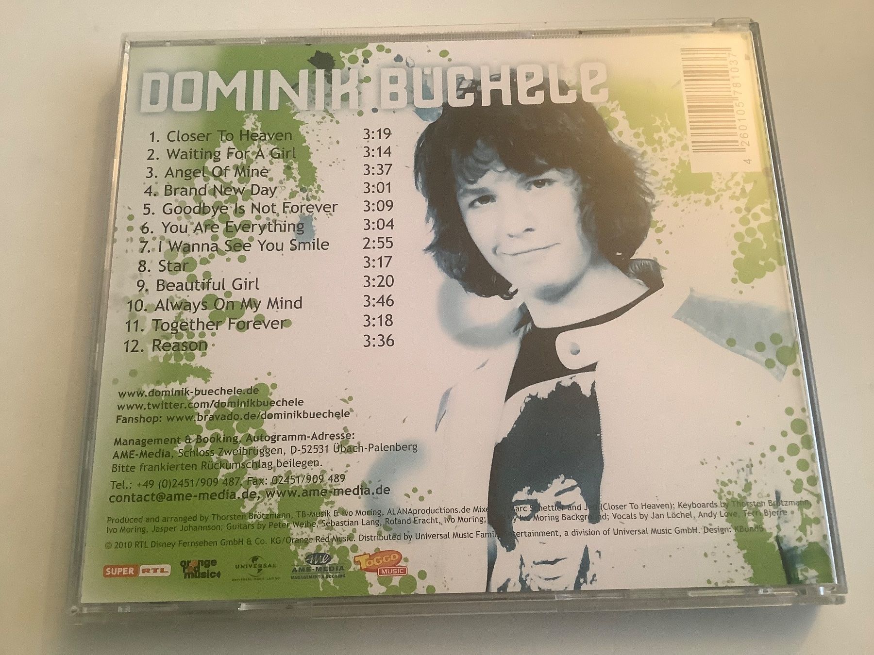CD: Dominik Büchele / Ready / 2010 – Usato da Dübendorf venduto da Shreck 1
