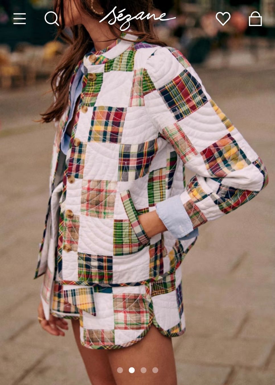 Sezane Giacche: Veste matelassée Sézane patchwork multicolore T.36 – Nuovo e nell'imballaggio originale da Lausanne venduto da jen_jeon 1