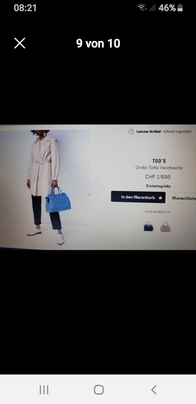 Tod'S Borse da donna: Sehr modische  Tod's Sella Handtasche hellblau – Nuovo (secondo la descrizione) da Grenchen venduto da ott_bvn8 8