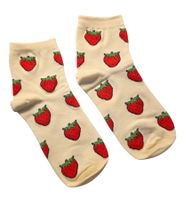 Socken Erdbeeren / Strawberries / Frucht / Fruits