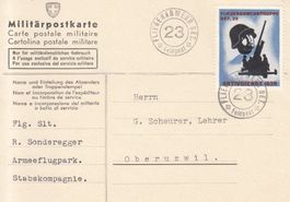 Fliegerabwehr Wi 7 auf Postkarte