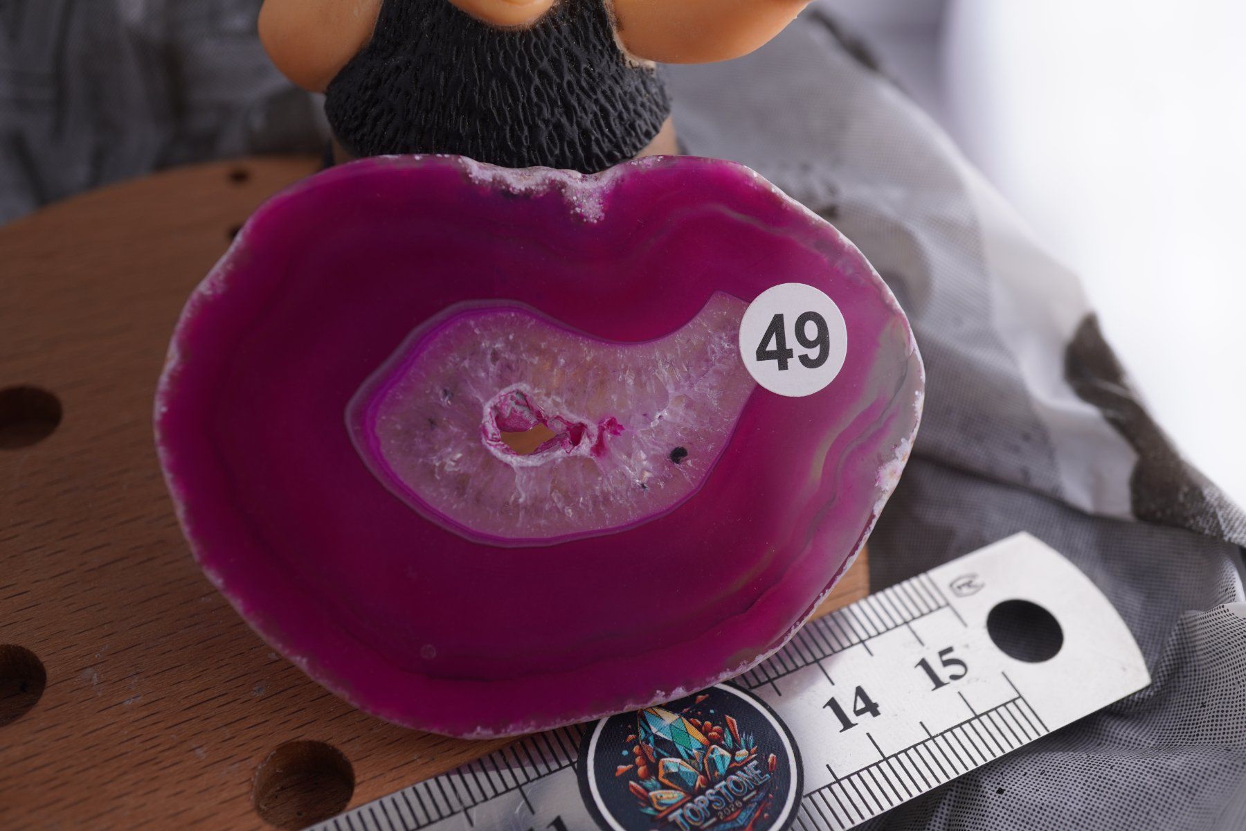 Minerali & Pietre curative: Achat pink    Scheibe     wow     Ab 1.-(1) – Nuovo e nell'imballaggio originale da Eschenbach SG venduto da topstone 2