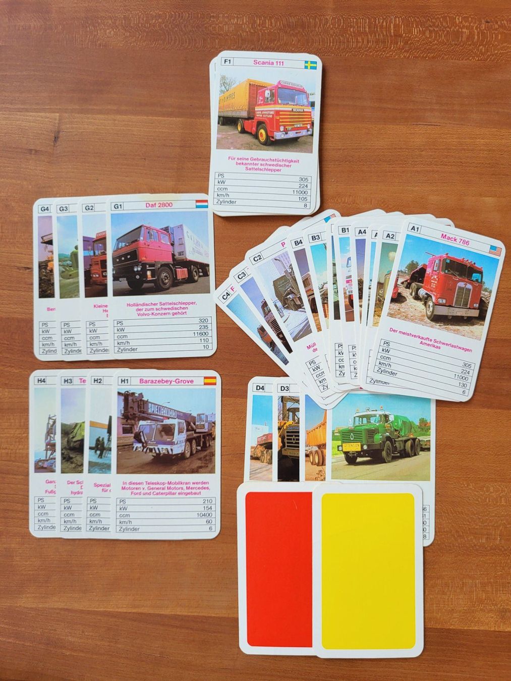Spiele: Internationale Schwertransporter Quartett – Gebraucht aus Langenthal von baesa 3
