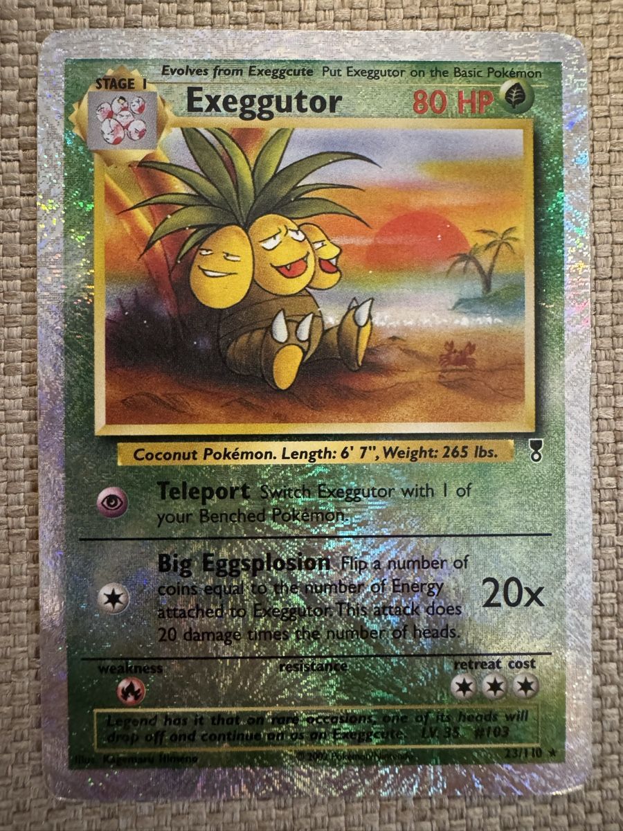 Pokémon Carte collezionabili: Exeggutor- Legendary Collection Reverse Holo – Usato da Cadro venduto da kiks27