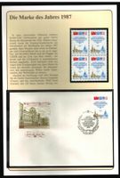 Briefmarke Sowjetunion Teffen Gorbatschow - Reagan 1987