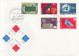 Sonderstempel SA. 38 Autosalon Genève 1970