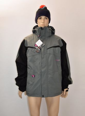Zimtstern Herren Skijacke Winterjackejacke/schwarz grau/Gr.L