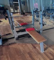 Hantelbank Flachbank mit Polsterung von gym80