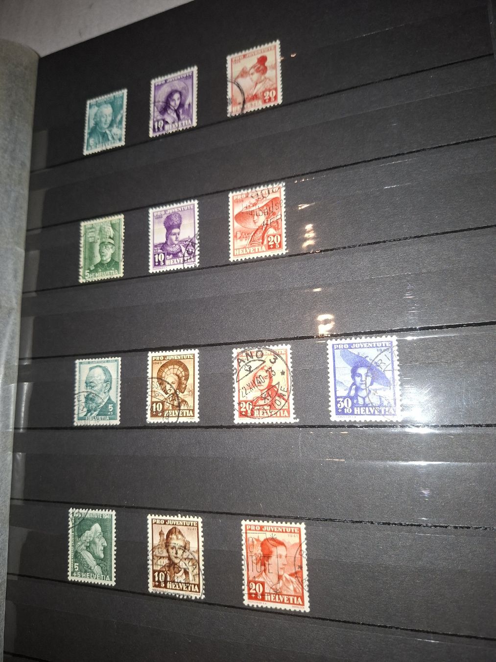 Tutti i francobolli: Angefangene Sammlung Pro Juventute – Usato da Balgach venduto da SIMEON27 2