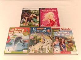 PC Spiele: Der Schatz der Delfine, Sarah 2, 5 Stück