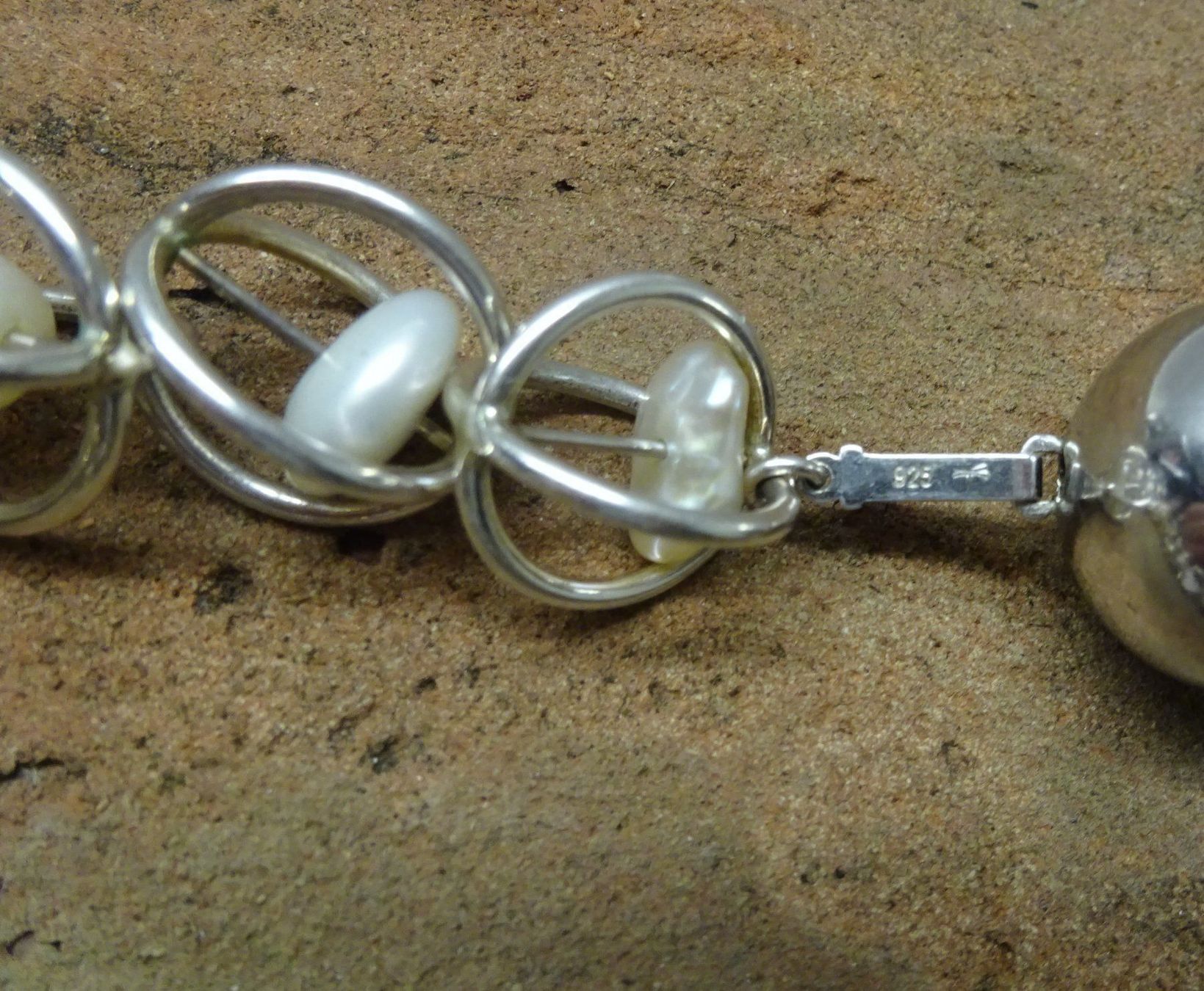 Catenine: Moderne Perlen Kette / 925 – Usato da Esslingen venduto da FetteSchnecke 8