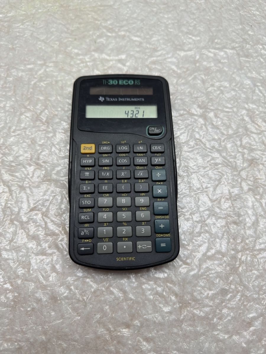 Texas Instruments Calcolatrici tascabili: Texas Instruments TI-30 ECO RS Taschenrechner- – Usato da Rotkreuz venduto da perlengott