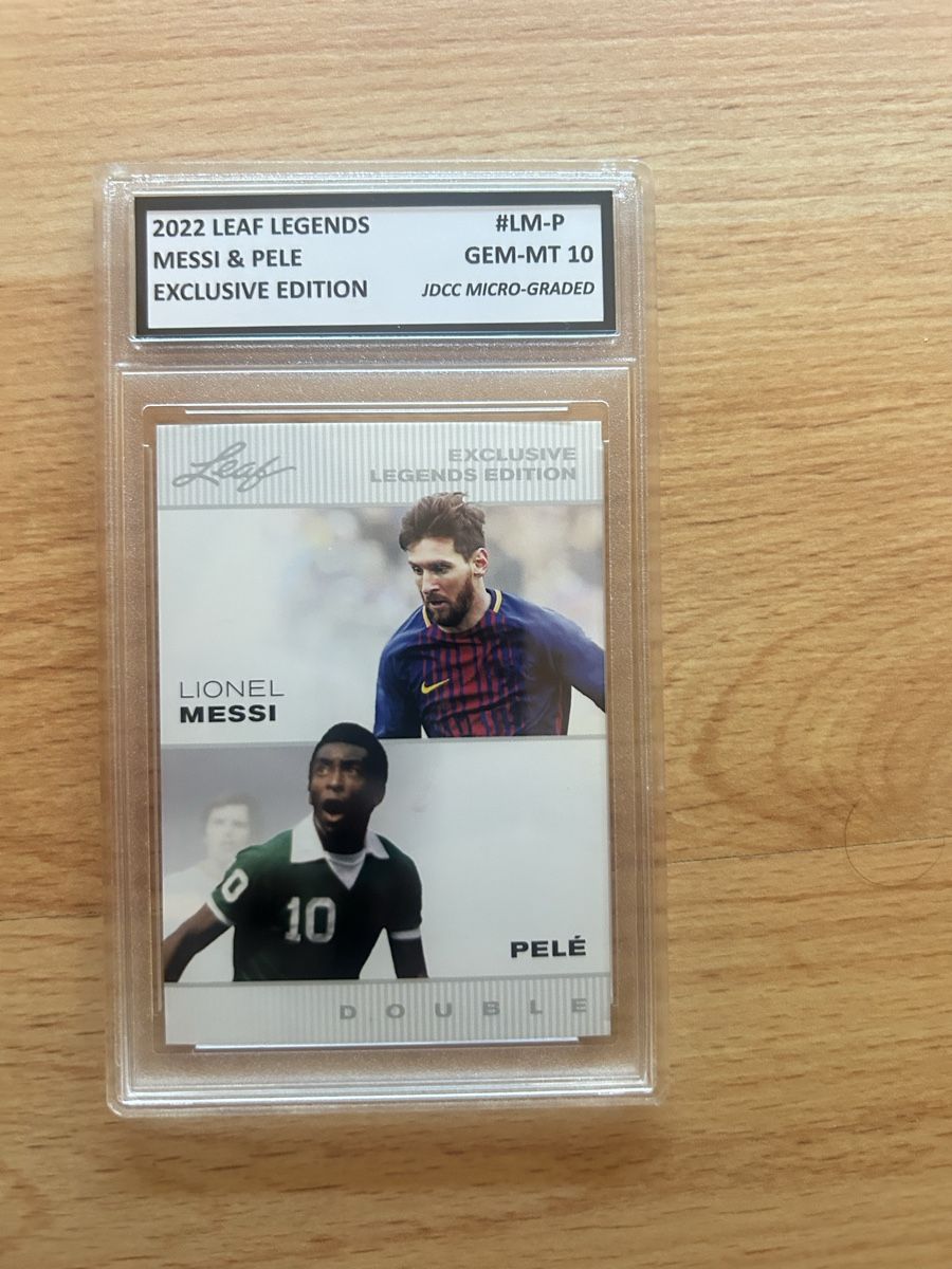 Sammelbilder & Trading cards: 2022 Leaf Legends Messi & Pele GM10 – Neu (gemäss Beschreibung) aus Schötz von lor_z95g