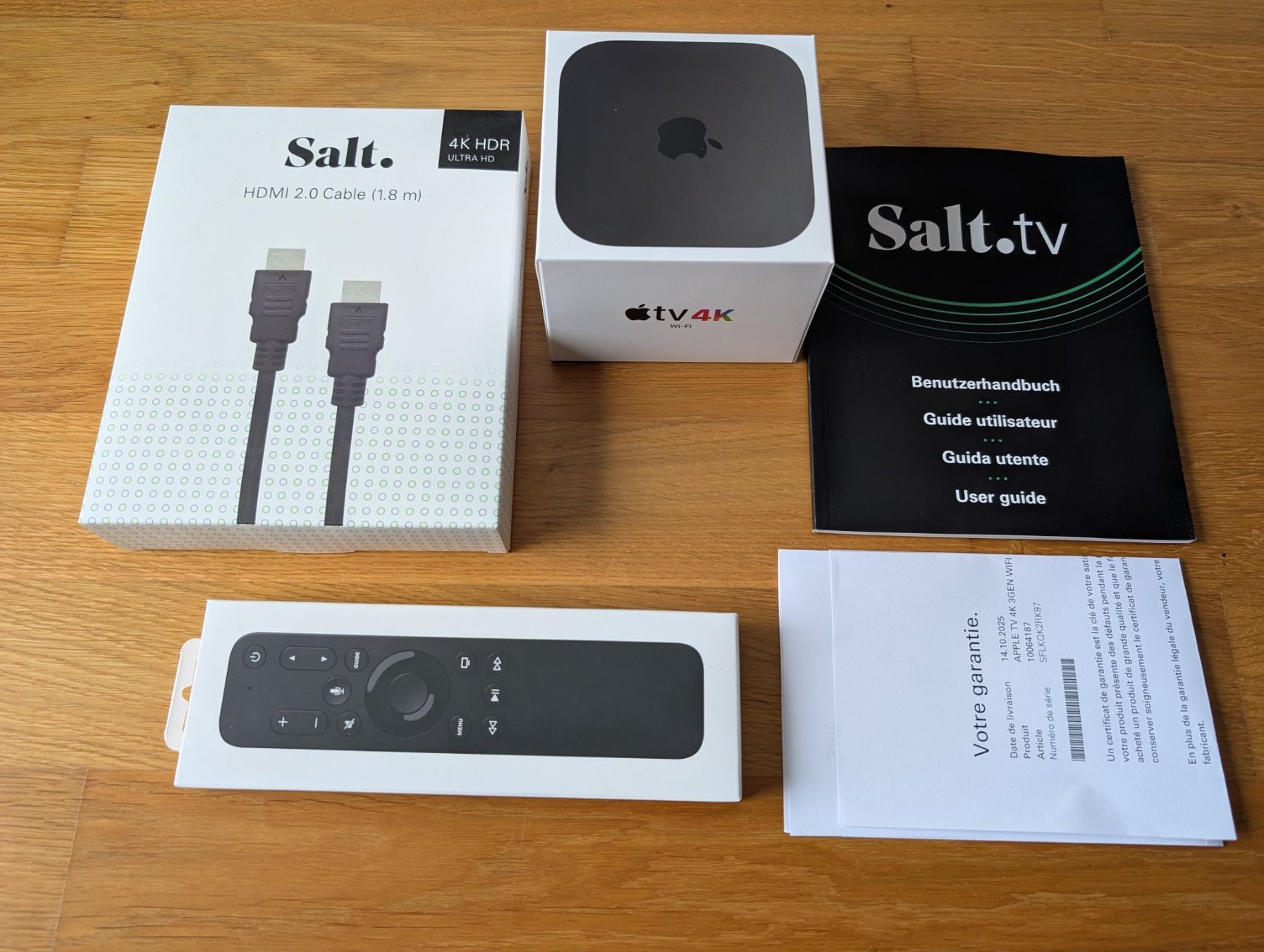 Apple TV 4K 3rd Gen 2022 Wi-Fi 64 GB A2737 EMC 8101 MQDM3FD (Neu