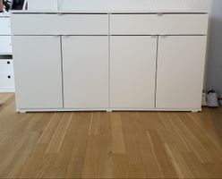 IKEA VIHALS Sideboard weiss – 140 × 37 × 75 cm