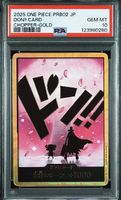 One Piece Card Game - DON!! Card Chopper-Gold PRB02 PSA 10