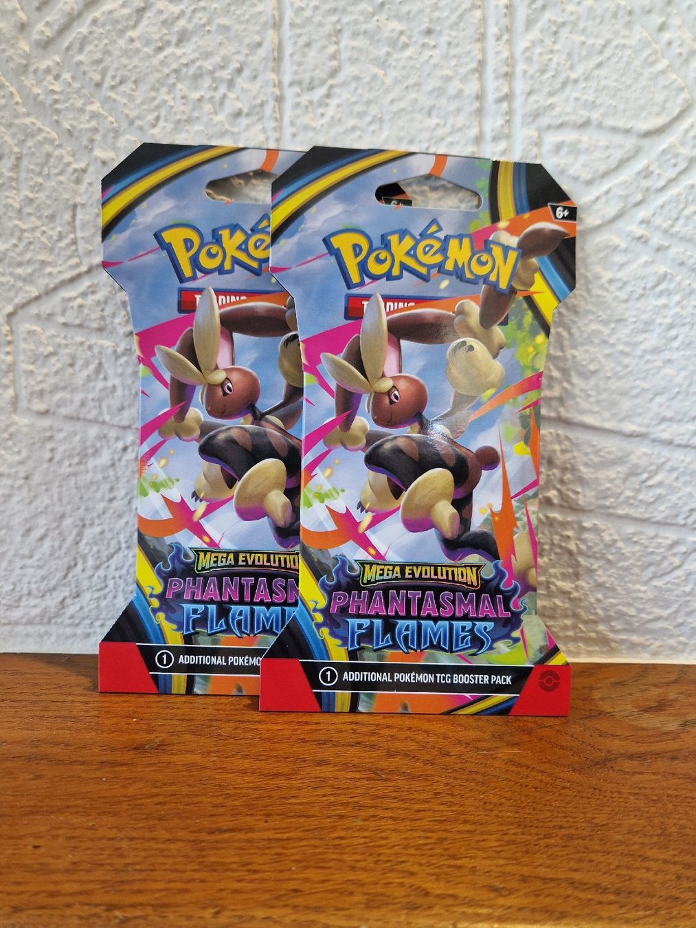 Pokémon Carte collezionabili: 2x Phantasmal flames sleeved Booster pack. EN – Nuovo e nell'imballaggio originale da Hubersdorf venduto da mando77