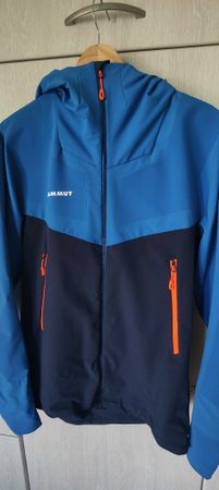 Mammut Softshell Jacke blau/dunkelblau Grösse L neuwertig