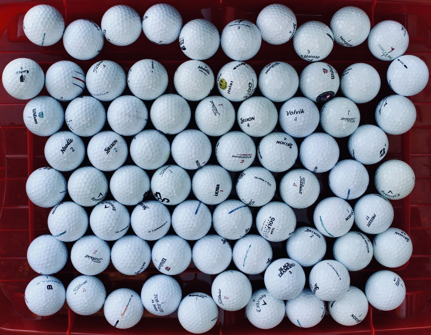 Palloni: 75 erstklassige Golfbälle vom Golfer! – Usato da Waldkirch venduto da Wasu